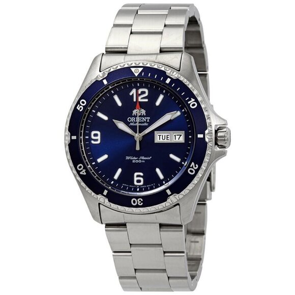 NWT Authentic Orient Diver Mako II Automatic Blue Dial Men's Watch - Picture 1 of 3